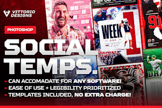 create a template for your teams social page