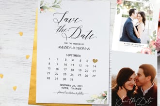 design perfect wedding save the date
