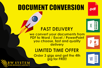 convert PDF to word