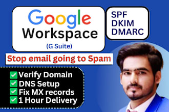 quickly setup or fix google workspace, g suite  business email gmail
