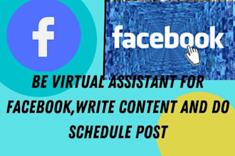 be your personal virtual assistant for facebook