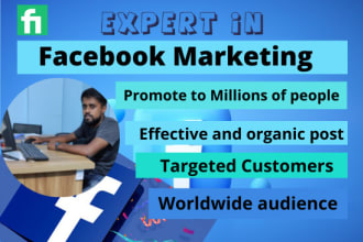 do facebook marketing to your business in USA visitors