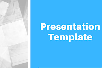 create and design powerpoint template for you
