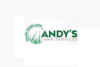 design a revolutionary new logo for andys lawn services