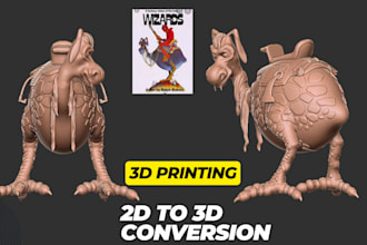 do 3d modelling, sculpting for 3d printing using zbrush