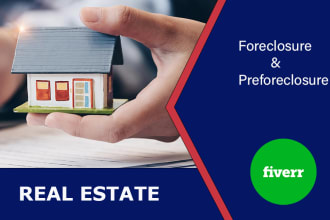 provide updated foreclosures and preforeclosure lists in USA