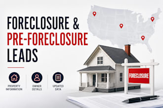provide fresh USA foreclosure and preforeclosure lists