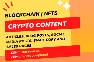 write crypto content in less than 48 hours