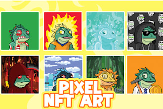 create pixel art nft collections
