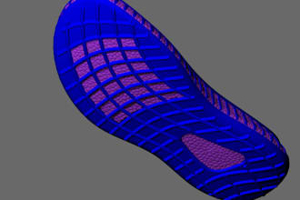2d and 3d modeling of footwear