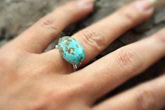 make you a sterling silver Turquoise ring