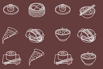 do flat vector pattern designs for fabric, packaging, products