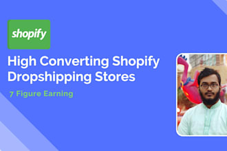 do build and fix an elegant high profitable shopify website