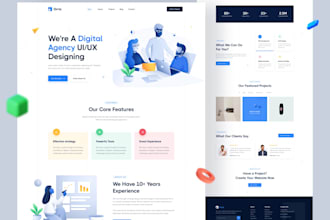 design amazing website or landing page