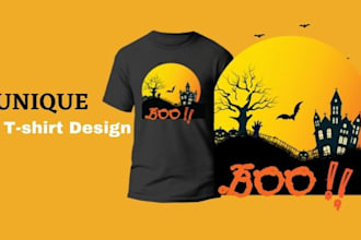create custom halloween,christmas community,event t shirt design