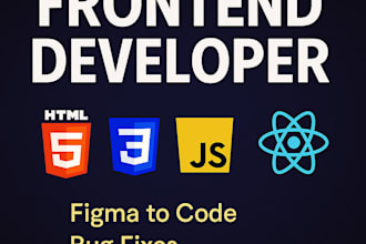 do front end web development, using HTML, CSS, js, bootstrap