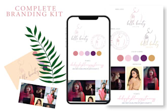 design a luxury logo and brand kit