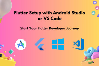 setup flutter sdk with android studio and vs code