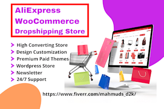 create alidropship wordpress woocommerce dropshipping store