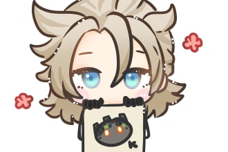 draw cute chibi bust up drawing only for 5 dollars