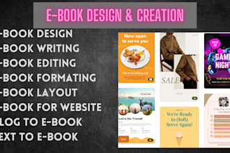 make ebook and do ebook designing and professional layout