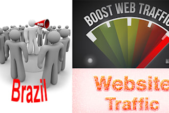 bring brazil targeted real human traffic for 30 days