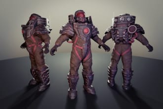 sculpt and model characters for games