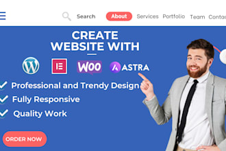 do design redesign wordpress business website and wordpress website development
