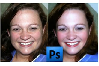 do faded, damaged and torn photos restoration