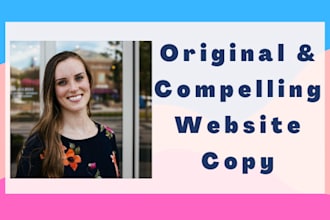 write compelling website copy