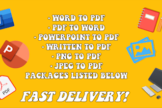 convert anything to PDF under 24 hours