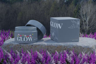 do 3d beauty product,packaging,design,label,box and 3d product mockup animation