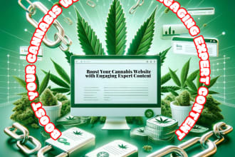 cannabis backlinks quality blog posts submission service