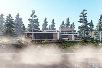 do 3d rendering and 3d walkthrough animation video