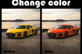 change the color of your car using photoshop