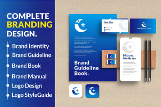 do brand identity design logo style guide with branding book