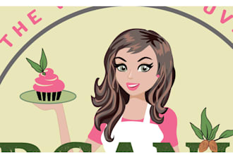 design outstanding bakery logo with express delivery