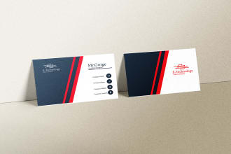 create elegant  modern business card for you