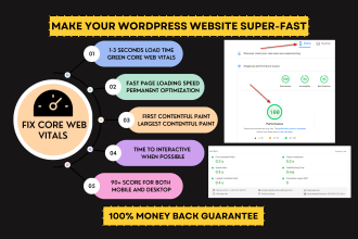 fix core web vitals issues to optimize your website for google pagespeed