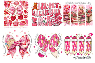 create valentines day, retro groovy love tshirt design