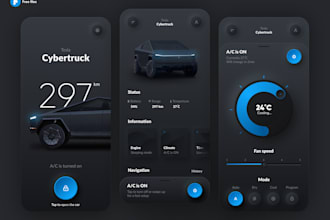 design neomorphic mobile web app UI design