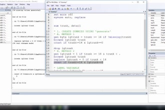 do statistical data analysis using stata, eviews, and spss