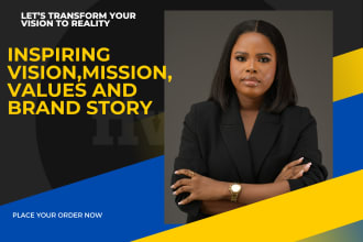 write an impactful mission and vision statement