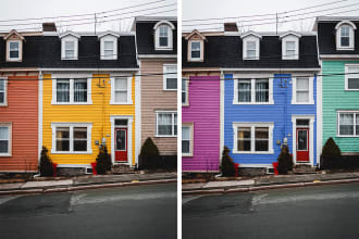 change house color in photoshop