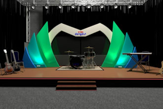 create a custom studio set design