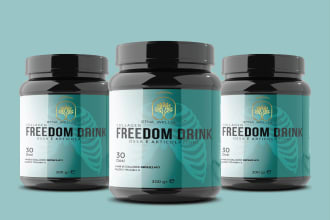 do professional pouch, jar label design for your products