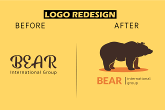 design redesign refresh modify update or edit your logo creatively