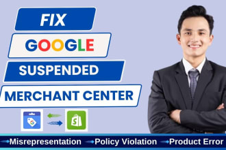 fix google suspended merchant center account