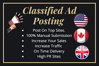 post classified ads on top rank ad sites worldwide
