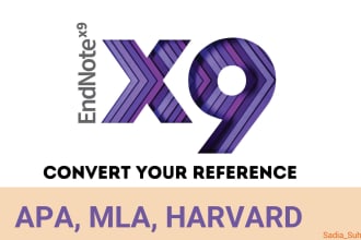 check grammar and convert reference apa, mla, harvard using endnote